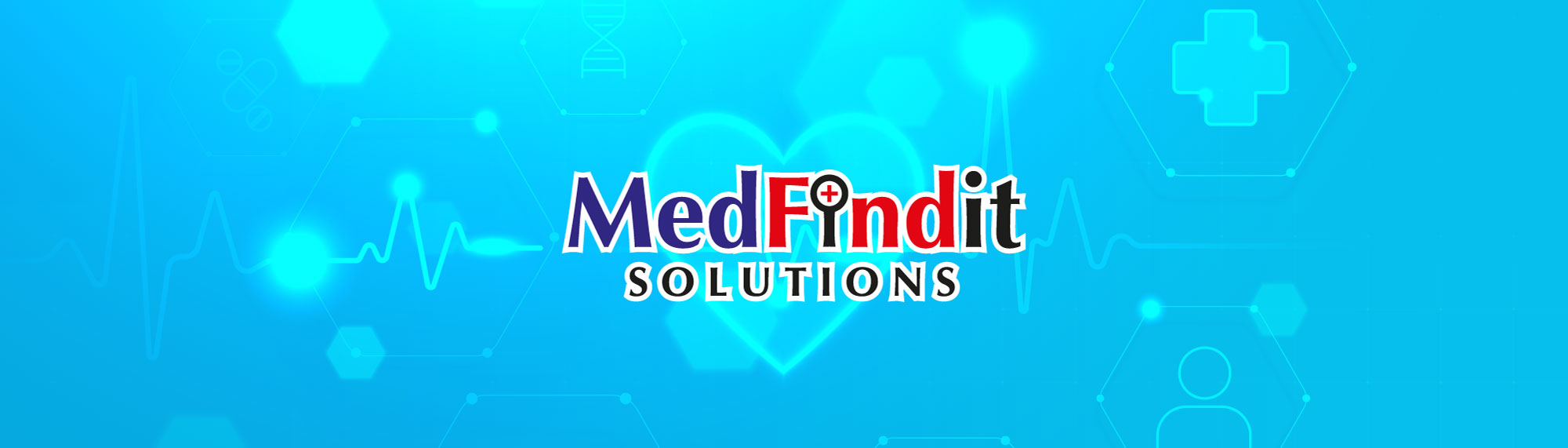 MedFindit logo superimoposed over a medical tech graphic